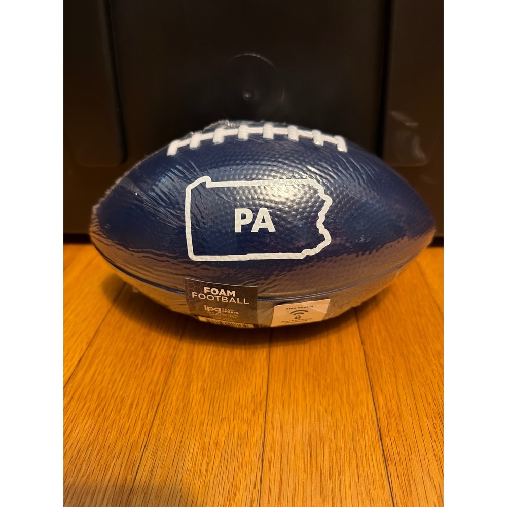 IPG Team Sports Pennsylvania PA State Foam Football Navy Blue Fan Gear New